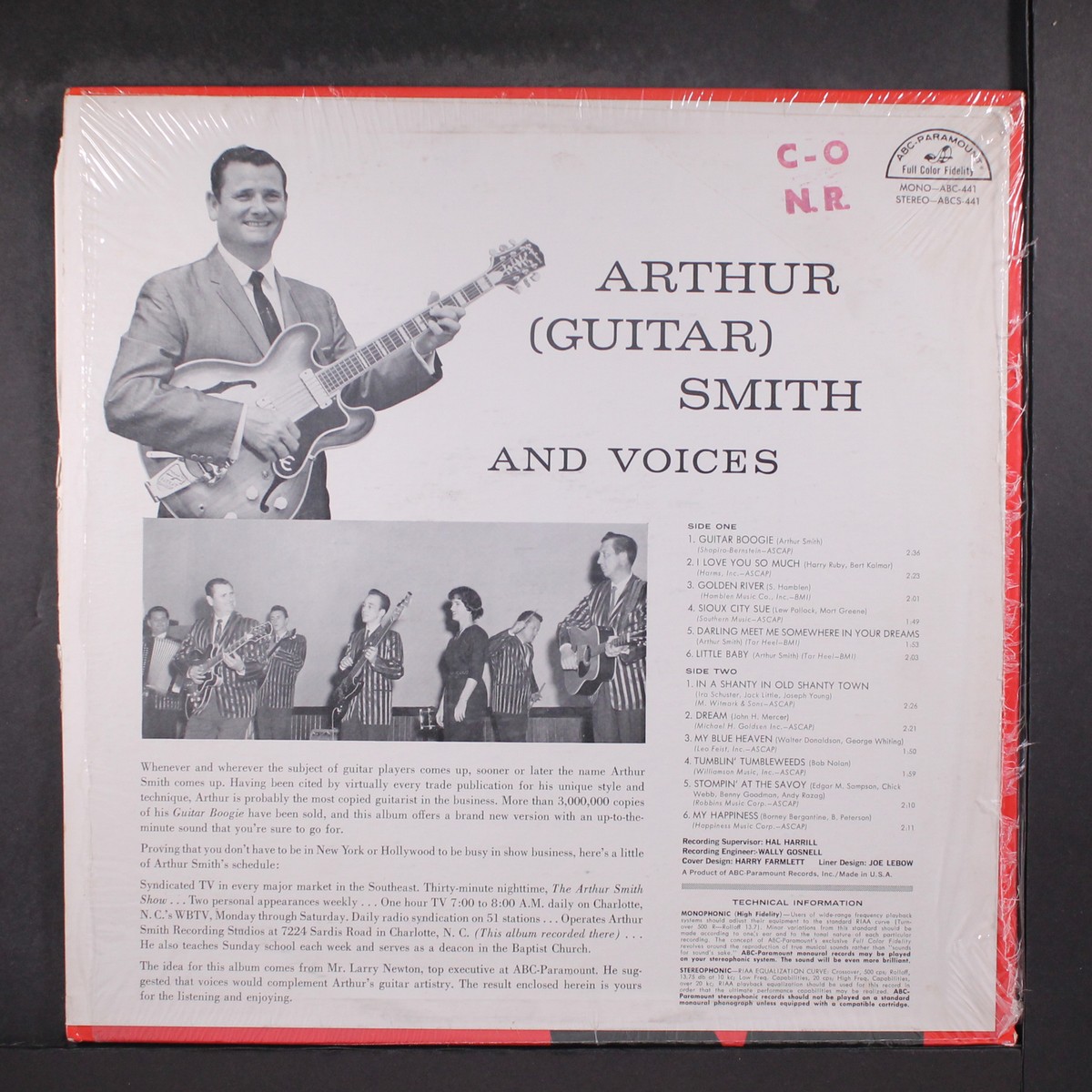 ARTHUR SMITH: guitar & voices ABC 12