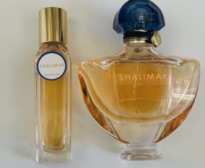 GUERLAIN SHALIMAR EAU DE PARFUM EDP SPRAY SET - 1.6 OZ / 50ml & 15ml   code 6T01
