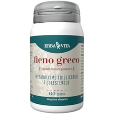 ERBA VITA Integratore Alimentare Di Fieno Greco - 60 Capsule, Favorisce il metab