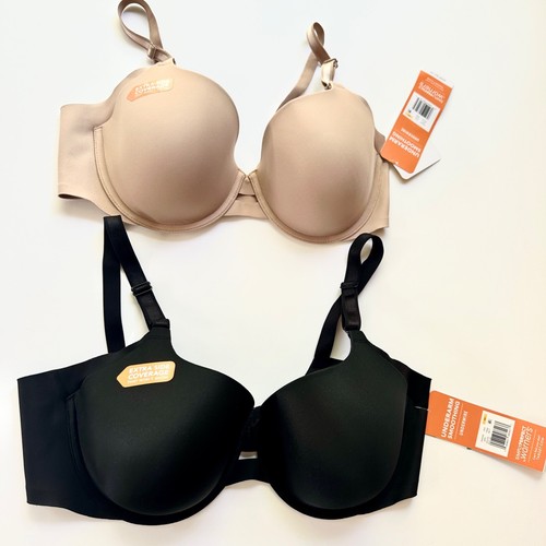 SIMPLYPERFECT by Warners Bra Extra Side Coverage Black or Beige NWT - Picture 5 of 13