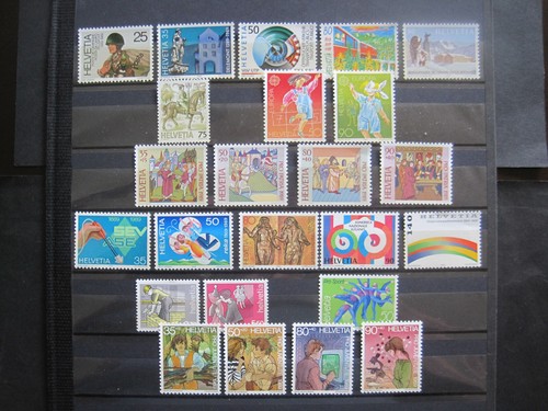 Suisse millésime 1989 Michel 1385-1408 timbres individuels/ensembles timbre neuf**au choix - Photo 1/9