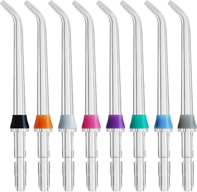 8 Stück Ersatz Classic Jet Spitzen für Waterpik Zahnseide WP100 WP-250, WP-450