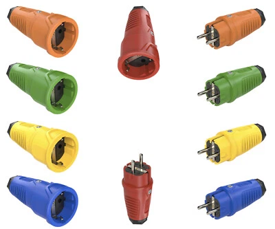 PC ELECTRIC Stecker Kupplung Stromstecker Stromkupplung Stromkabel PCE Taurus2