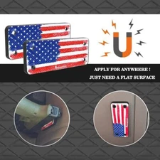 2-Pack 55lbs Gun Magnet Mount Holder Concealed Pistol for Car Bed Under Desk US