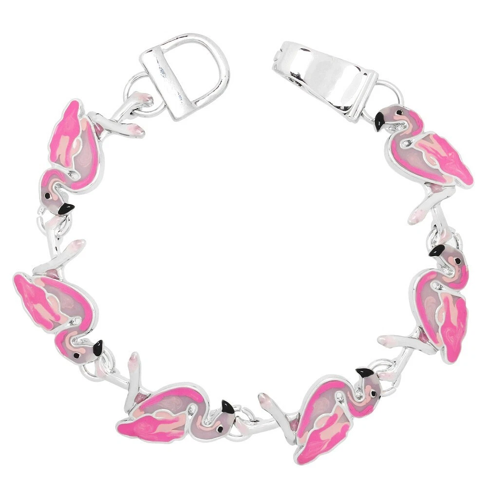 Betsey johnson flamingo bracelet sale