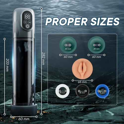 Automatic Water Bath Penis Training Pump Suction Masturbator Enlarger Sex Toys - Picture 6 of 12