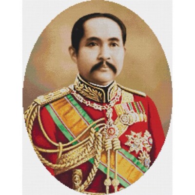 PINN CROSS STITCH KIT : KING RAMA V (CR5-04)