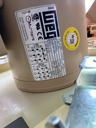 WEG M00136ES3ER56C Reactivation Fan Assembly- Motor