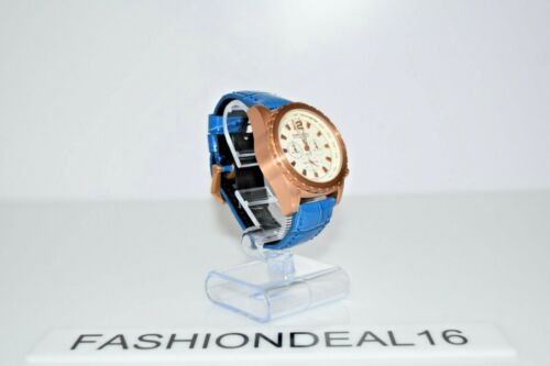 Nuevo reloj Orefici Híbrido RG SS cronógrafo cuero azul ORM4C4505 precio de venta sugerido por el fabricante $650 - Imagen 4 de 4