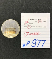 AAFES POGS, 5th Series/Printing,1 POGS, 10¢, #P977, FAIR