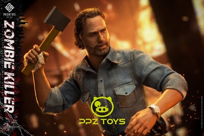 1/6 Present toys Zombie Killer Rick Grimes Collectible Action