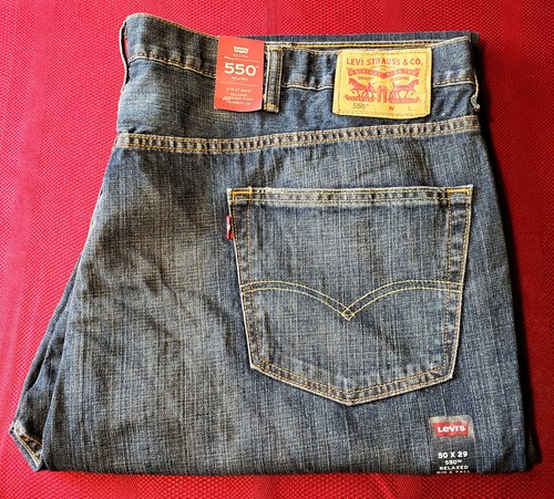 RELAXED Fit 100% COTTON JEANS 
