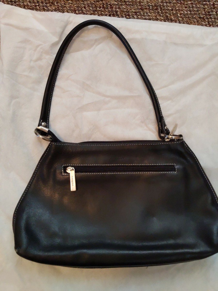 Frederic Black Leather Shoulder Bag | eBay