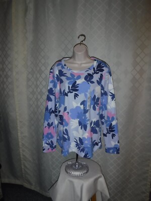 Long Sleeve Essential Sweatshirts Croft & Barrow ,XXL,LG,Multi Color & Solid NWT
