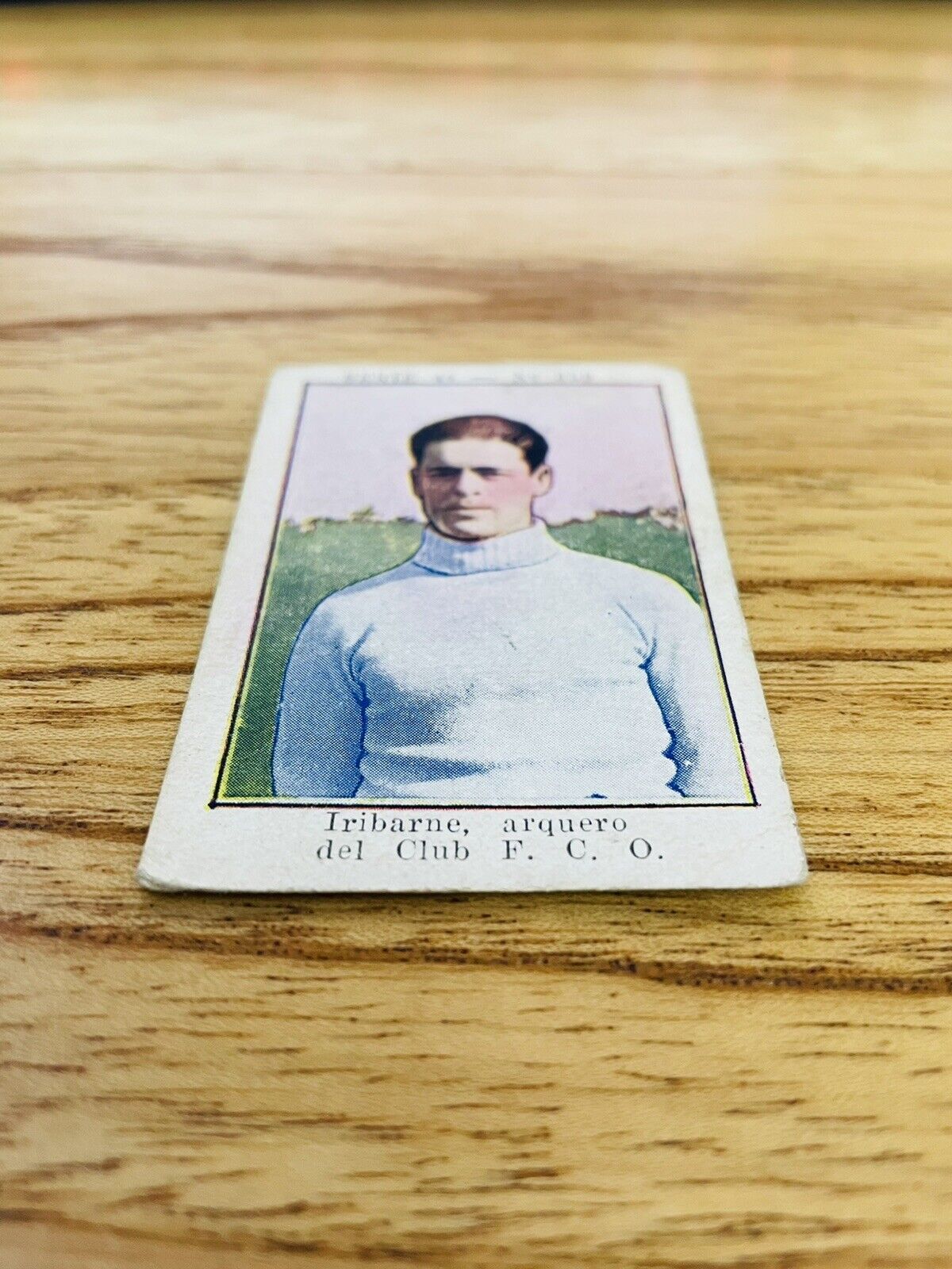 1925 Chalei FCO Ferrocarril Oeste Dolar Soccer Trading Card