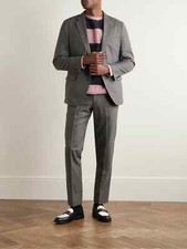 J Crew Ludlow Gray Slim Unstructured Suit sz 40R  31x32  550 MSRP