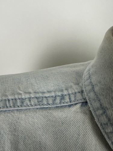 Vintage Houston Livestock Show & Rodeo Jeanshemd Herren XL Oversized Knopfleiste Cowboy - Bild 4 von 23