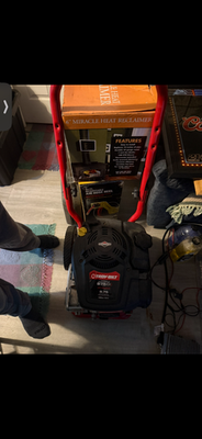 #ad The item is a Troy Bilt 2800 PSI gas pressure washer with a Briggs amp; Stratton 87 $250.00