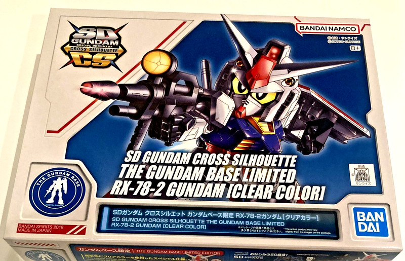 Bandai SDCS RX-78-2 Gundam Clear Color Gundam Base Limited Gunpla New from Japan