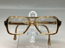 Univis Eyeglasses Frame USA ToughRider BBL 135 Brown Clear Full Rim Square VTG