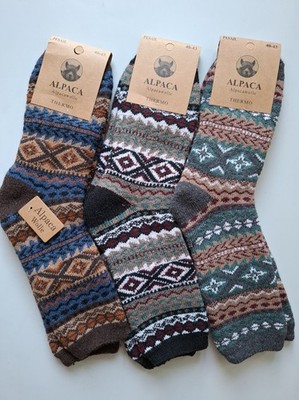 PESAIL THERMO Socken 90%Alpakawolle 3-er Pack Gr 40-43