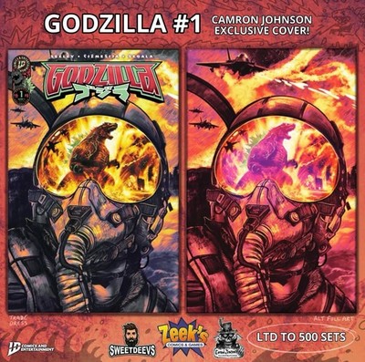 Godzilla #1 IDW [TRADE & VIRGIN SET] Camron Johnson LTD 500