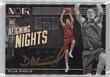 2019 Panini Noir Reigning Nights Signatures 65/99 Dylan Windler #RN-DWD Auto ms9