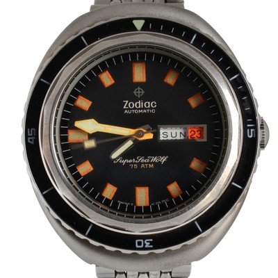 ZODIAC Super Seawolf 862-836 Diver Automatic Full Set 1969's | eBay