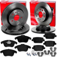 brembo BREMSSCHEIBEN + BELÄGE VORNE + HINTEN passend für FORD GALAXY + S-MAX