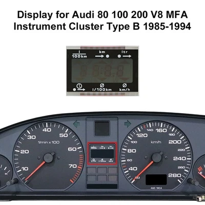 Display für Audi 80 100 200 V8 MFA Kombiinstrument - Bild 1 von 4