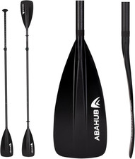 Pagaia SUP Kayak Carbonio 2 in 1 Pagaia Remi Regolabile Paddle Timone Leggero pe