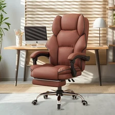 Executive Office Chair – Ergonomic Leather High Back Swivel Gaming Desk Chair 
