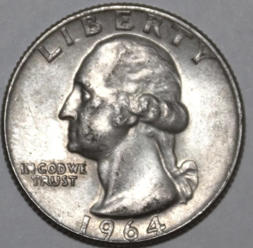 1964-D Washington Quarter - Extra Fine - #1549EA