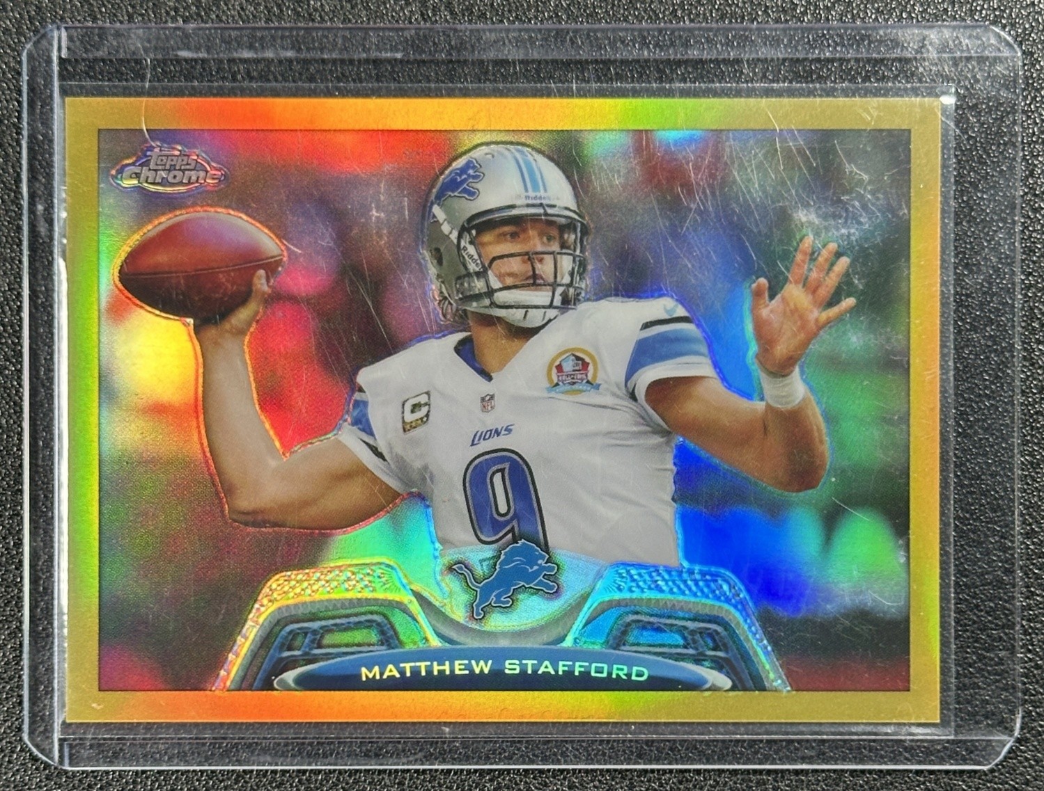 MATTHEW STAFFORD 2013 TOPPS CHROME #140 GOLD REFRACTOR 47/50 LIONS