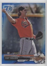 2017 Bowman Draft Chrome Blue Refractor 70th Anniversary /200 Cody Sedlock y0i