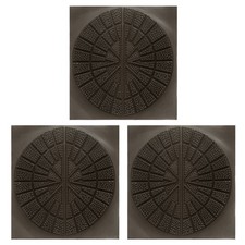 3 Pairs Sole Protector for Sneakers Non Slip Pad Heel Plates Repair Brown