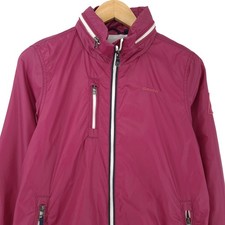 Veste à Capuche Gaastra Femme – Gris Clair – Taille 36 – Coupe Ample