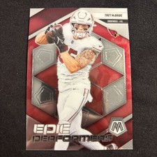 2025 Panini Mosaic Trey McBride (Epic Performers Insert #10) Arizona Cardinals