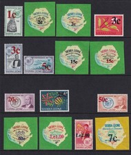 SIERRA LEONE 1964/66 SG336-350 - MNH