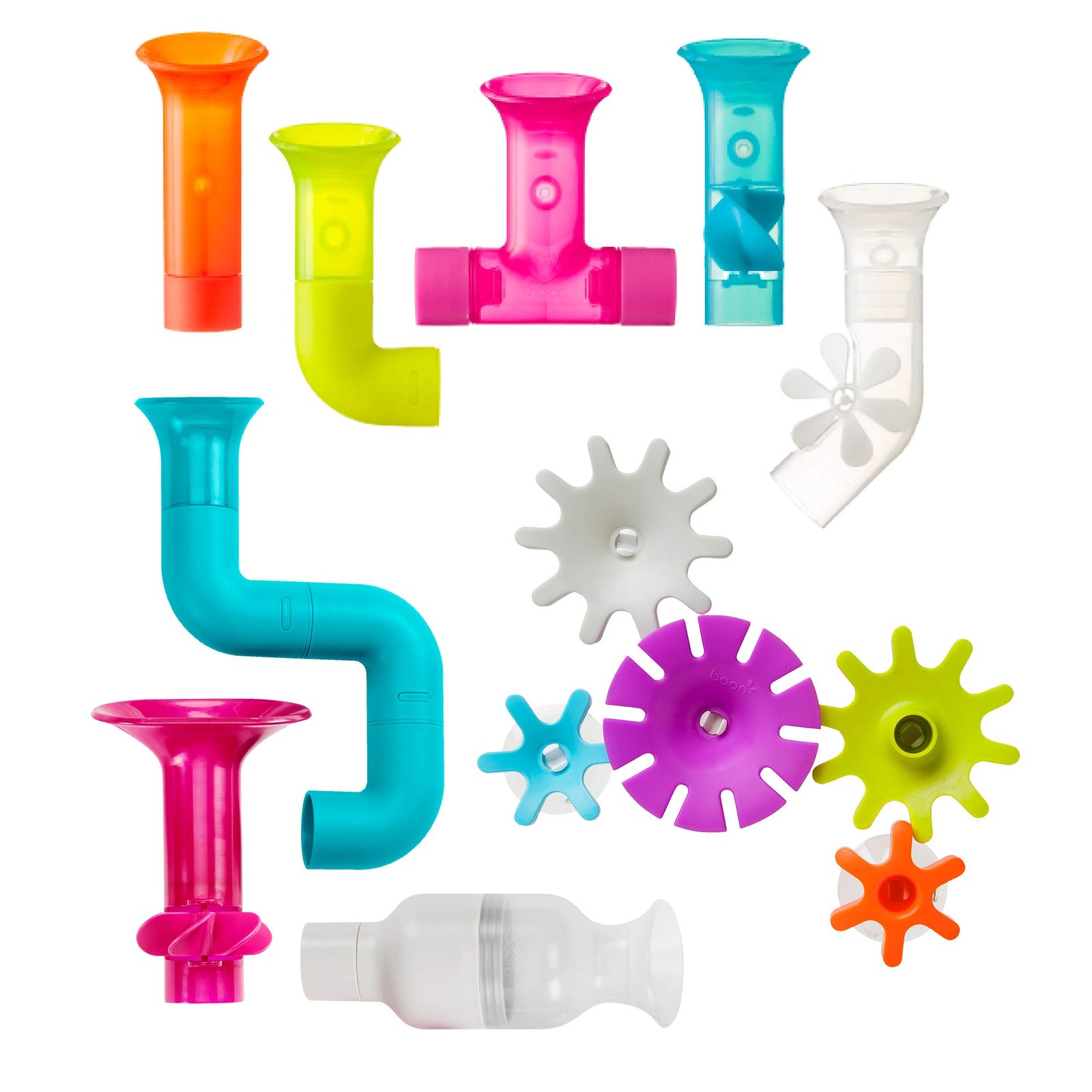 Boon Pipes Cogs Tubes Baby Bath Toy Bundle Bath Accessories for Babies and