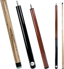Heavy Jump Break Pool Cue 3-Piece 19oz Stiff 14mm Bakelite Tip Turbo Joints