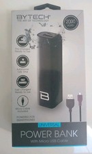 New Bytech Universal Power Bank Pre Charged Micro USB Cable 2000 mAh