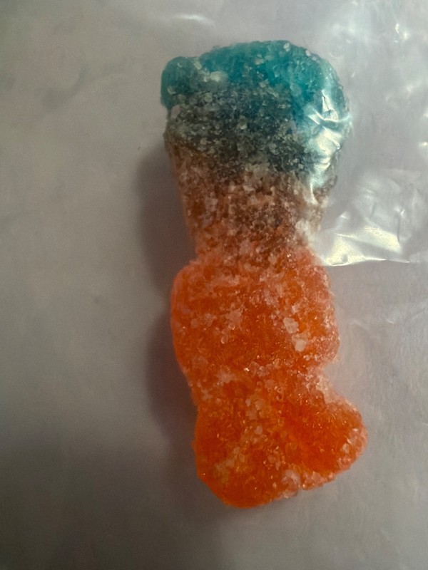 Multi Color Sour Patch Kid, Orange & Blue SUPER RARE - Factory Mistake