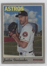 2019 Topps Heritage 1970 Cloth Stickers Justin Verlander #14 00gy