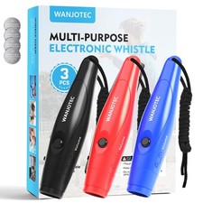 Electronic Whistle 3 Pack, 3 Adjustable Tones, Maximum Volume 130dB Handheld ...