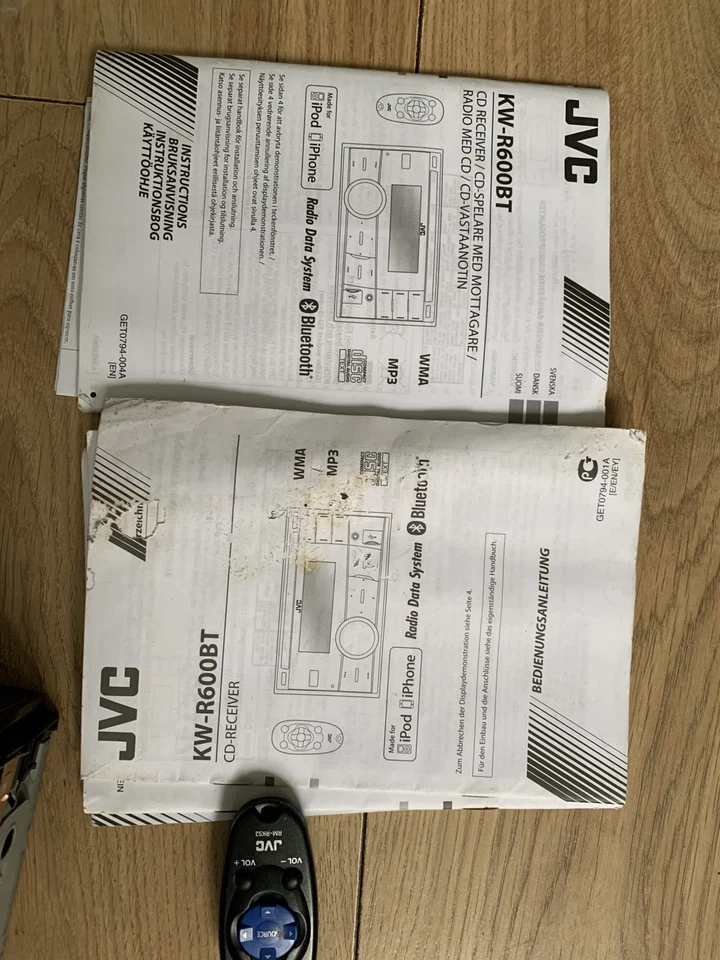 JVC Bluetooth Handsfree USB/AUX Input - Black 510 - Image 3 of 4