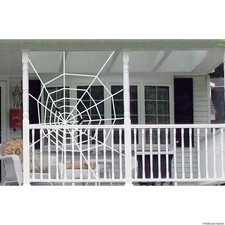 80" Spooky Spider Web Halloween Hanging Decor - A653