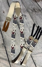 Vintage TRAFALGAR Opera Lyrique Silk Suspenders Braces Limited Edition