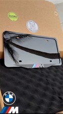 Bmw M Luxury Black License Plate Frame Backing Plate Handmade Made In Usa