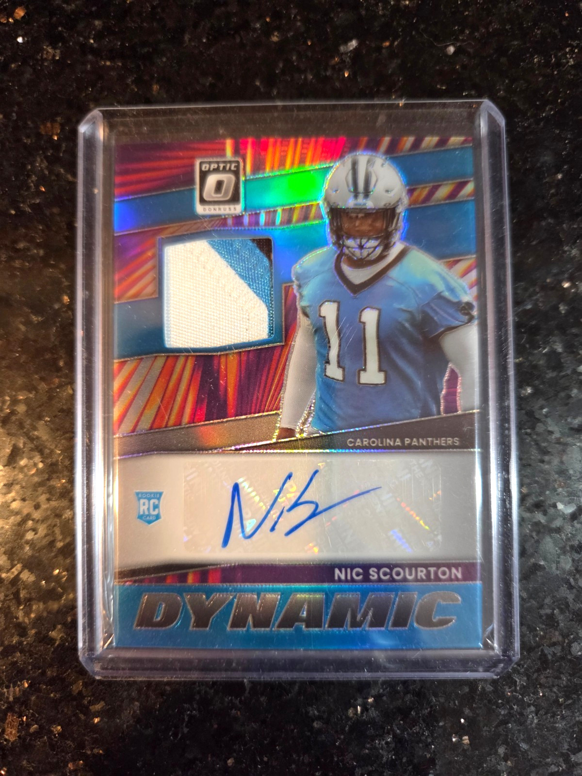 Nic Scourton Panini Donruss Optic Dynamic Patch Autographs #NS Base